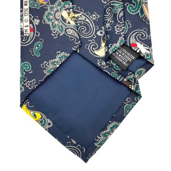 Looney Tunes Mania Character Tie Vintage 1996 Neck Tie Warner Brothers VTG 56" - Picture 7 of 9